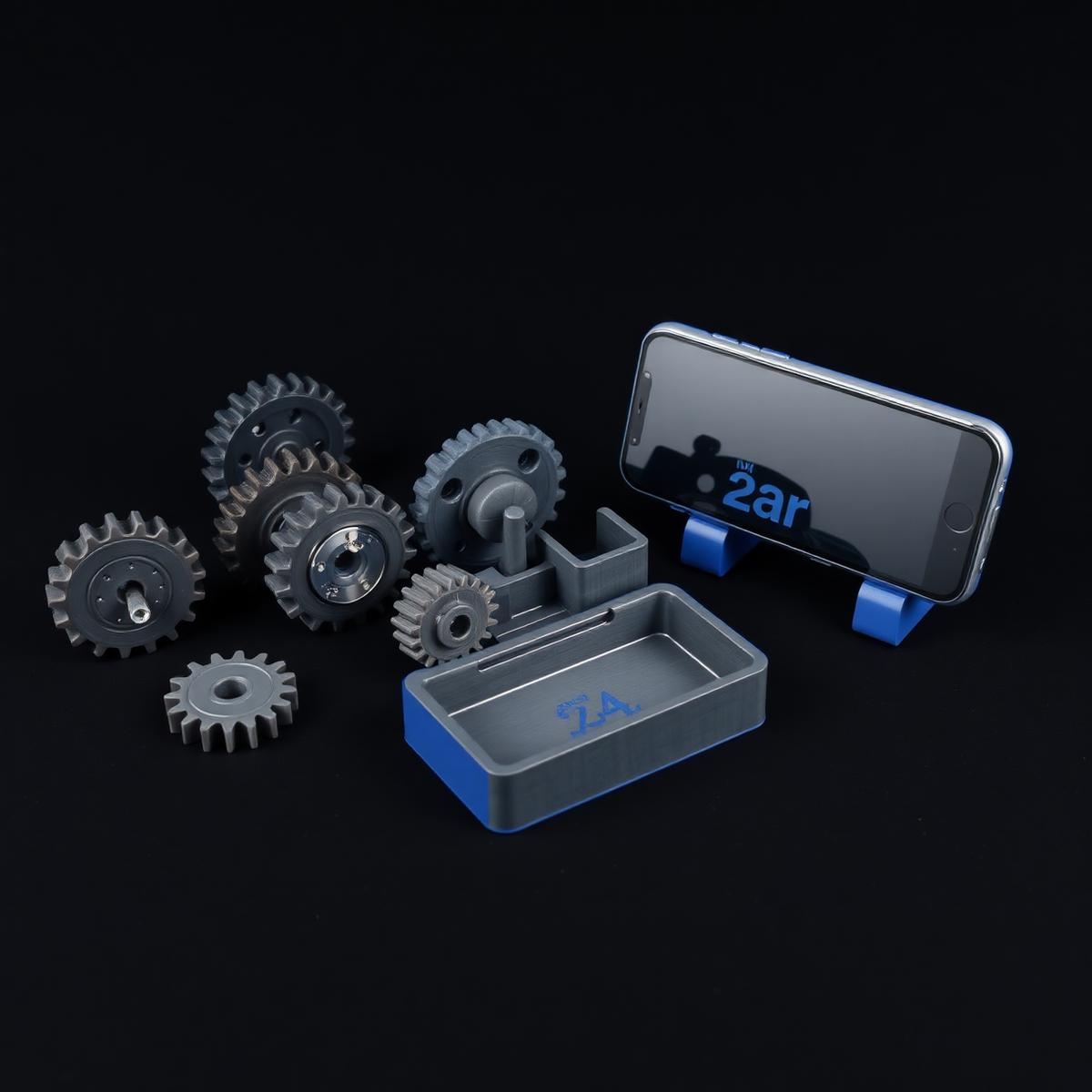 Conjunto de peças personalizadas impressas em 3D